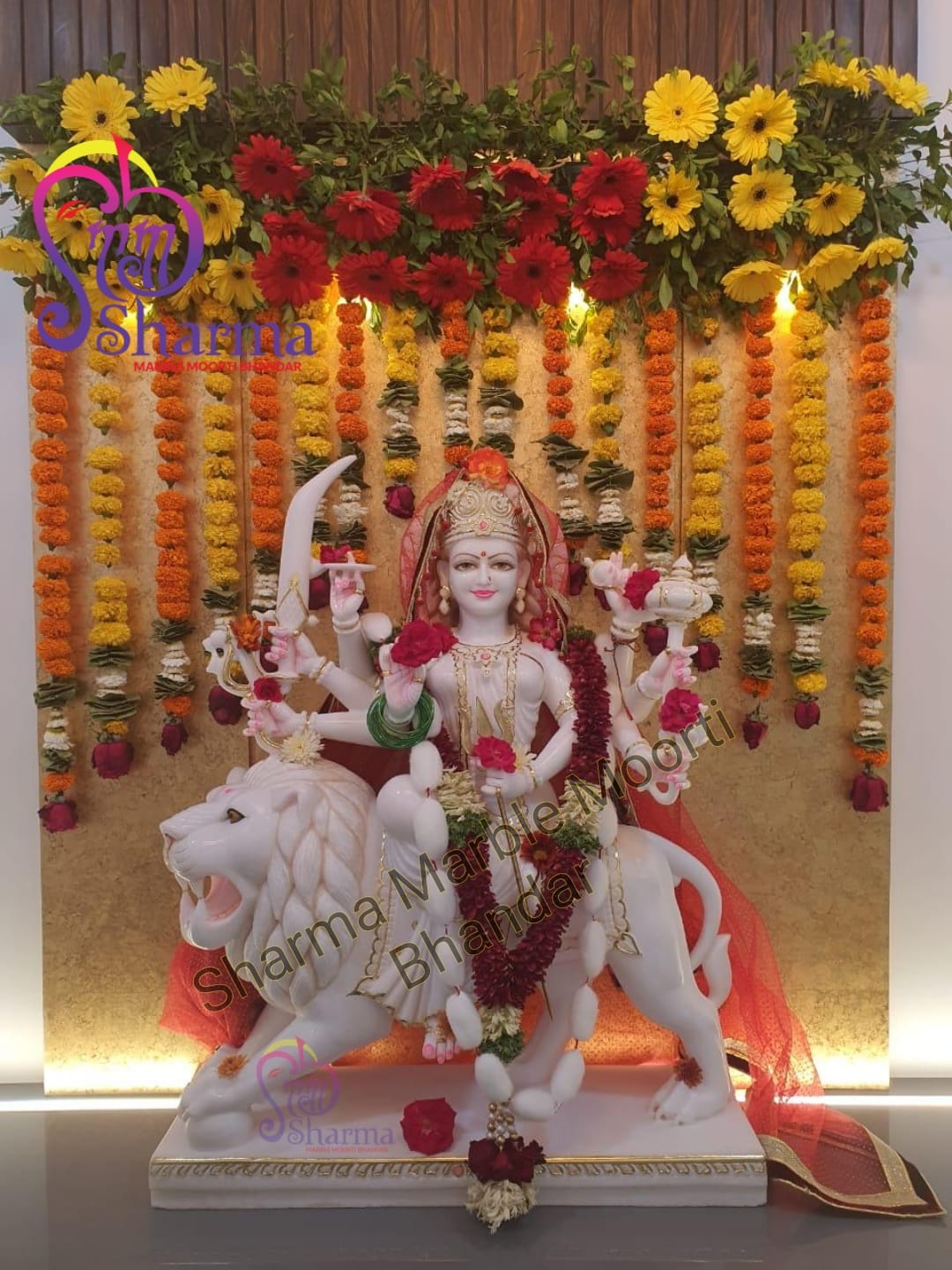Durga Maa Marble Murti Crafted Project - Sangli, Maharashtra